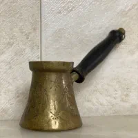قهوه جوش آنتیک برنجی