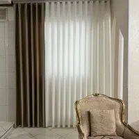 پرده پذیرایی،خوابی مینیمال چکی نصب
