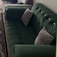 مبل ۸نفره پایه چوبی در حد اکبند
