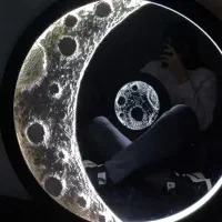 تابلوی ماه و آینه ماه