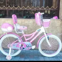 دوچرخه ۲۰ المپیا صورتی دخترانه (جهان دوچرخ قم)