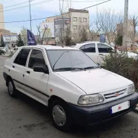 پراید سفید مدل ۱۳۹۷ دور رنگ تمیز