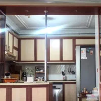 کابینت اپن با دو عدد بوفه تمام ام دی اف