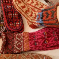 پخش جوراب پاپوش سنتی،جوراب دست باف پشمی