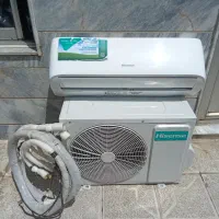 کولر گازی اسپیلت نوپلمپ و کارکرده بسیار تمیز