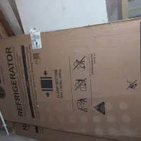 فروش  کارتن‌  یخچال ساید و تلویزیون LG در حد نو