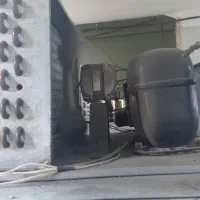 یخچال کبابی دوموتوره جدا داره در حد نو