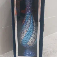گلدان میناکاری با جعبه کادویی مخملی