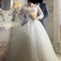 لباس عروس دانتل فرانسوی