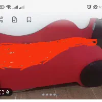 فروش تخت بچه طرح ماشین (نونو)
