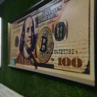 تابلو دلار و یکی پارچه مخمل