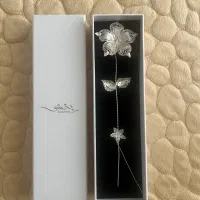 گل و قاب دیواری نقره