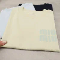 تیشرت تک میو میو miu miuدخترانه جنس نخ پنبه