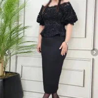 لباس مجلسی بسیار شیک و زیبا مناسب تا سایز چهل