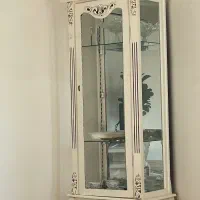 بوفه ویترینی سفید