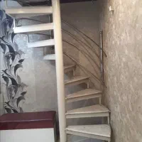 نردبون گرد/ راه پله گردون محکم با کف سنگ