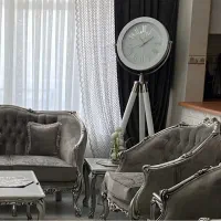 ساعت پایه دار چوبی