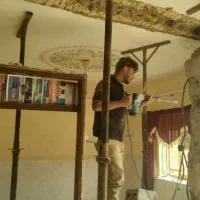 استا بناه) بلوک چینی)تخریب کار)آجر چینی سیمان سفید