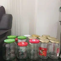 شیشه مربا،رب  و ظروف پلاستیکی  دردار رایگان