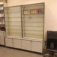 قفسه دکور انبار چبی شیشه ای