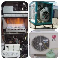 تعمیر سرویس نصب انواع کولرگازی و کولر آبی و پکیج
