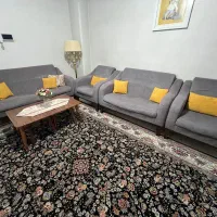 مبل ۷نفره همراه با جلو مبلی و عسلی