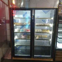 یخچال فریزر تمام استیل با ایستاده  در حد نو