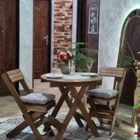 میزوصندلی تاشو چوبی