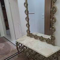 اینه کنسول برنزی در حد نو سنگین