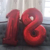 بادکنک عدد سایز۳۲ اینچ مخصوص تولد