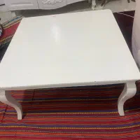 عسلی سفید تمام چوب