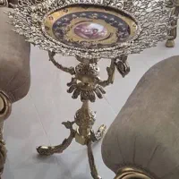 میوه خوری برنجی مدل لیمونژ ۳پایه ماهی شکل