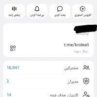 چنل تلگرام کانال