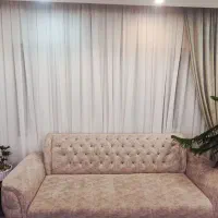 پرده حریر و کنار پرده