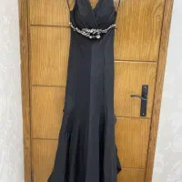 ماکسی بلند مشکی سایز 36