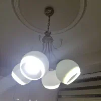 ۳ عدد لوستر تک و چهار حباب مناسب اشپزخانه و اتاق