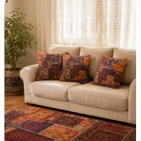 کوسن مبل طرح فرش ایرانی