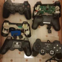 دسته ps3 و ps2 و pc و درایو ps3 و استند ps4