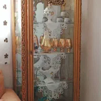 ویترین طلایی پایه بلند