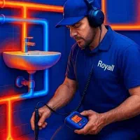 تاسیسات نشت یابی تصویری لوله.بازکن.زنجان و روستاها