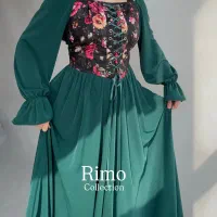 لباس سبز زمردی نو نو طبق تصویر