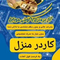 کار در منزل مخصوص بانوان