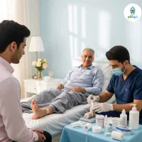 خدمات پرستاری/ تزریقات/پانسمان/سونداژ/سرم درمنزل