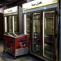 یخچال کد 122 ویترینی مدل تاجدار cnc با موتور بالا