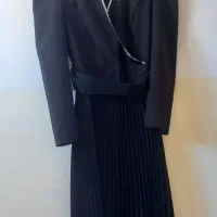 پیراهن مجلسی پیلیسه کمر دار
