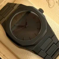 ساعت فول بلک خط دار و عدد فارسی