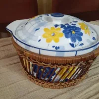 ظرف گل پنبه
