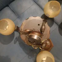 لوستر چوبی ۳ شعله و ۶ شعله دارکار