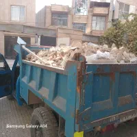 خاکبرداری نخاله مصالح ماسه شن پوکه آجر