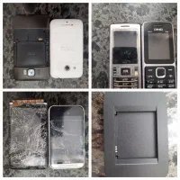 گوشی htc و ۲عدد خراب و شارژر htcسالم